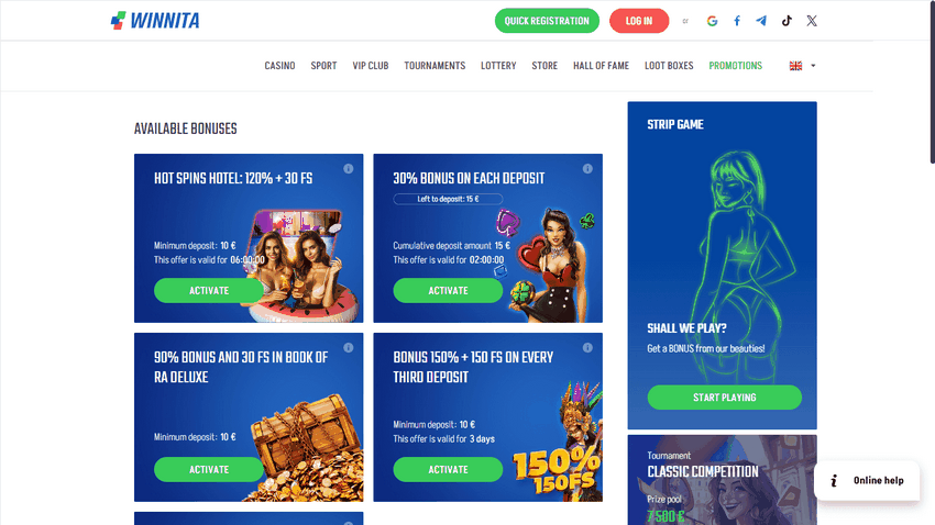 Valutazione di Winnita Casino: pro, contro e un'esperienza di gioco autentica Valutazione di Winnita Casino: pro, contro e un'esperienza di gioco autentica